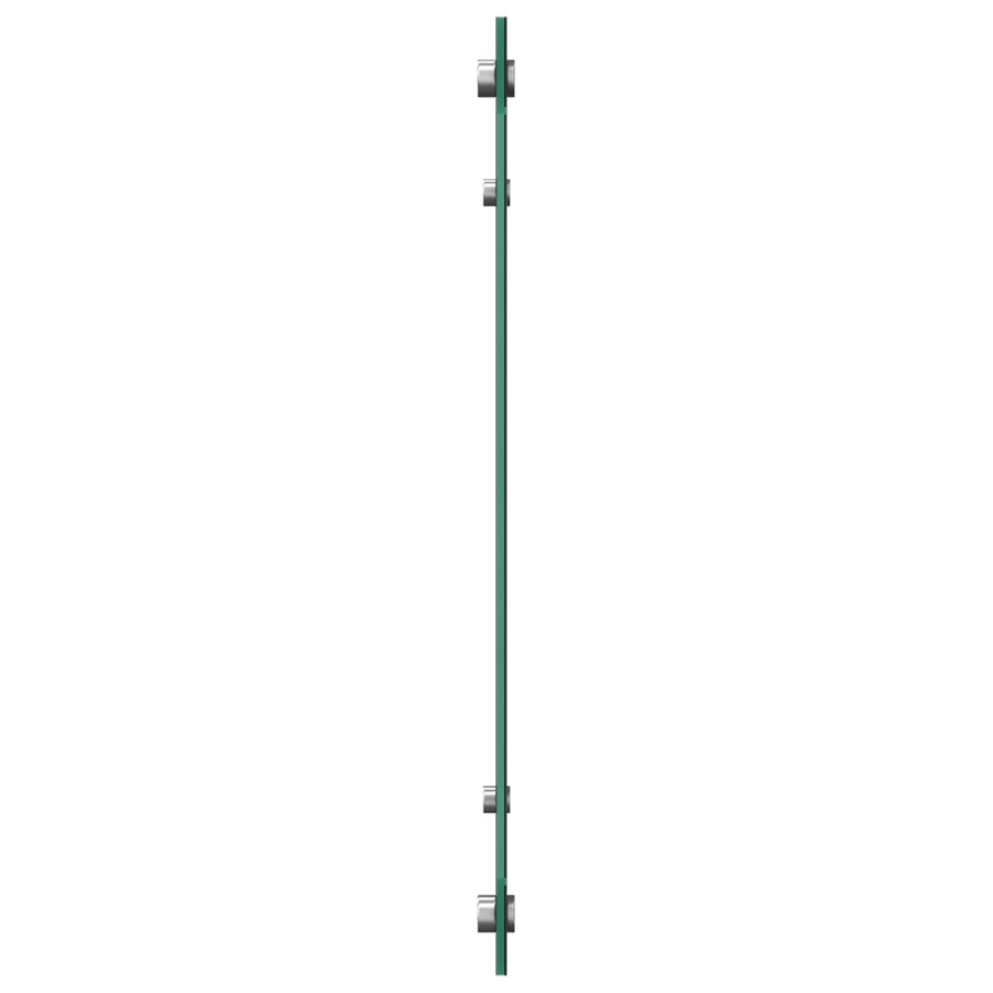 Donkergrijze Keukenachterwand 80X50X0.6 Cm Gehard Glas Donkergrijs 80 x 50 cm
