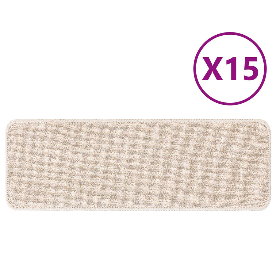 Trapmatten Met Latex Achterkant 25 x 60 cm Crème