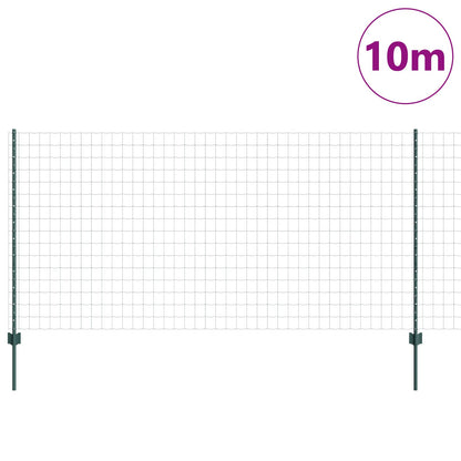 Tuinhekje Set Set Van 2 Groen Metaal 10 X 1.2 M Uitbreidbaar