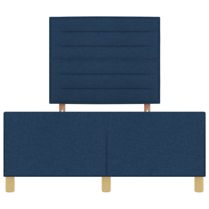 Bedframe Blauw 140X190 Cm Bekleed Crème