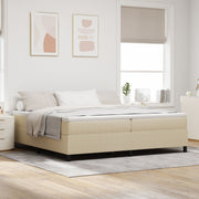 Boxspringbed 200x200 cm lichtgrijs
