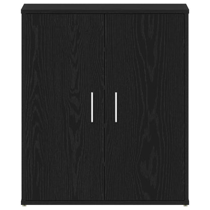 Schoenenkast Bewerkt Hout Zwart eiken 60 x 35 x 70 cm