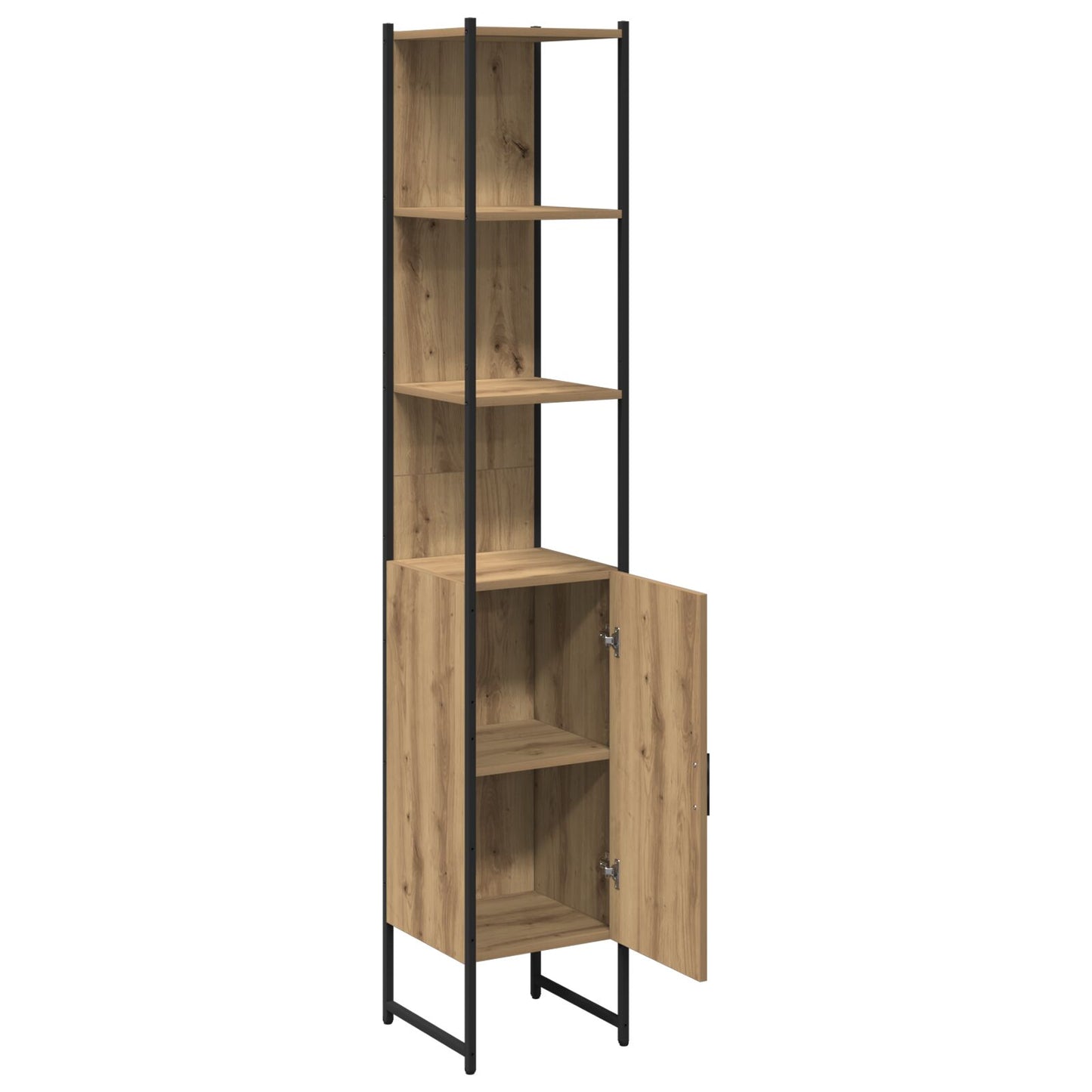Badkamerkast Artisan Eiken 33X33X185,5 Cm Gelaagd Hout