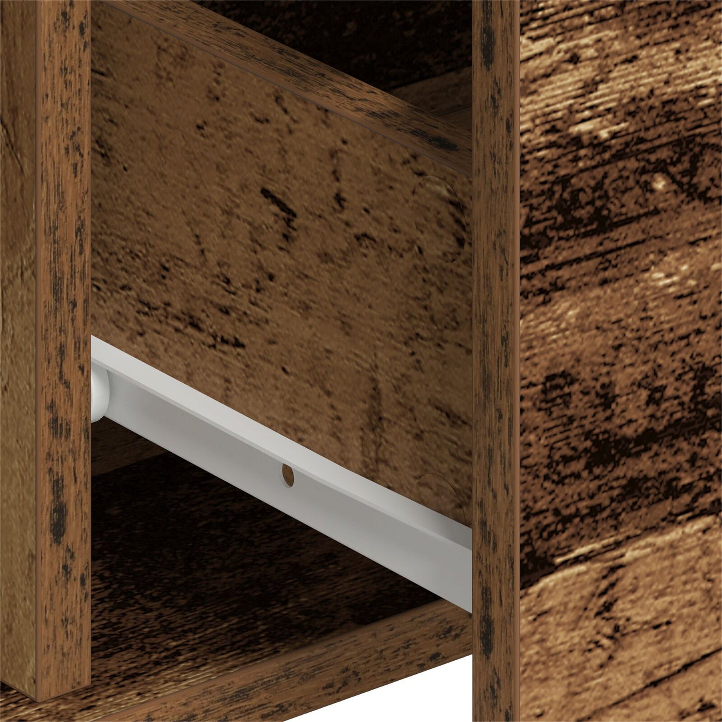 Zijtafel Set Van 2 Oud Hout Massief Hout Zijtafel Rechthoekig