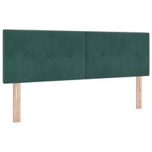 Hoofdbord Met Knopen Velvet Donkergroen 160 cm Lage hoofdbord