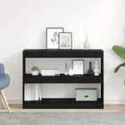 Bookshelf Black Oak 100 x 30 x 72 cm Engineered Wood
