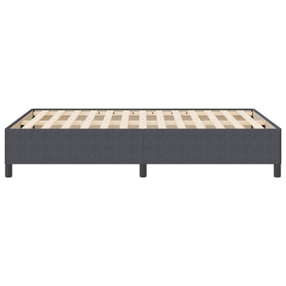 Bedframe Corduroy Stof Donkergrijs 160 x 200 cm