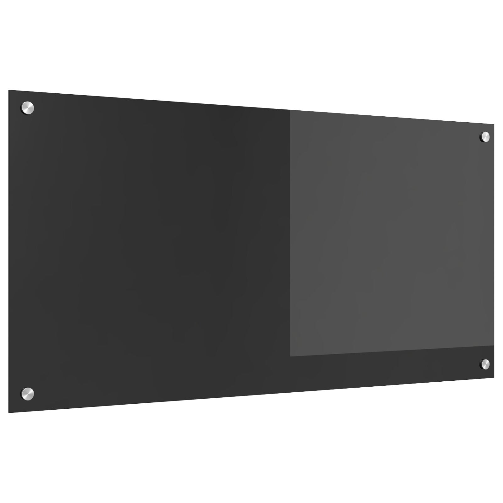 Keukenachterwand 100X50X0,6 Cm Gehard Glas Donkergrijs 100 x 50 cm