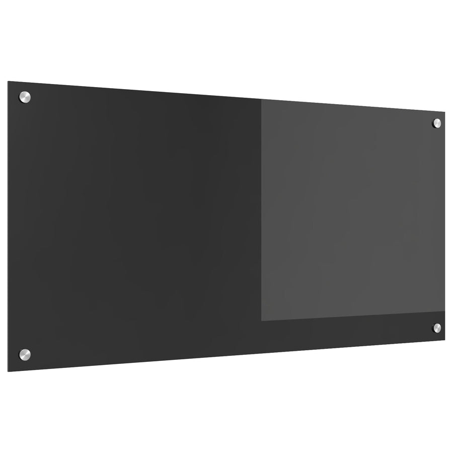 Keukenachterwand 100X50X0,6 Cm Gehard Glas Donkergrijs 100 x 50 cm