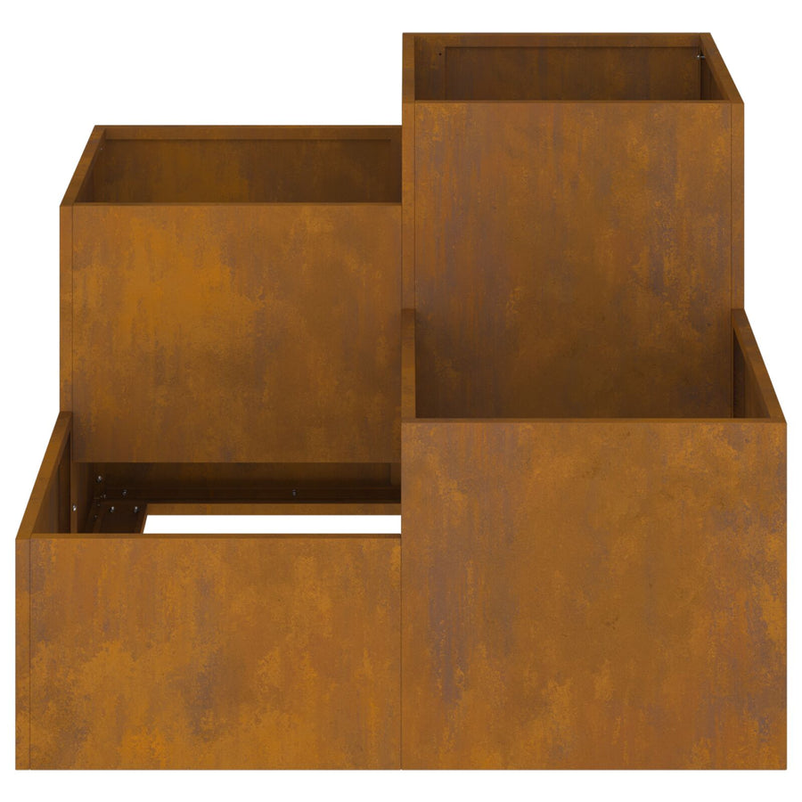Tuinplanter Weerbestendig Staal Roestvrij staal 80 x 80 x 60 cm