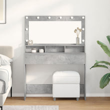 Kaptafel Met Led-Verlichting - Betonnen Grijs - Beton grijs 100 x 41 x 135 cm