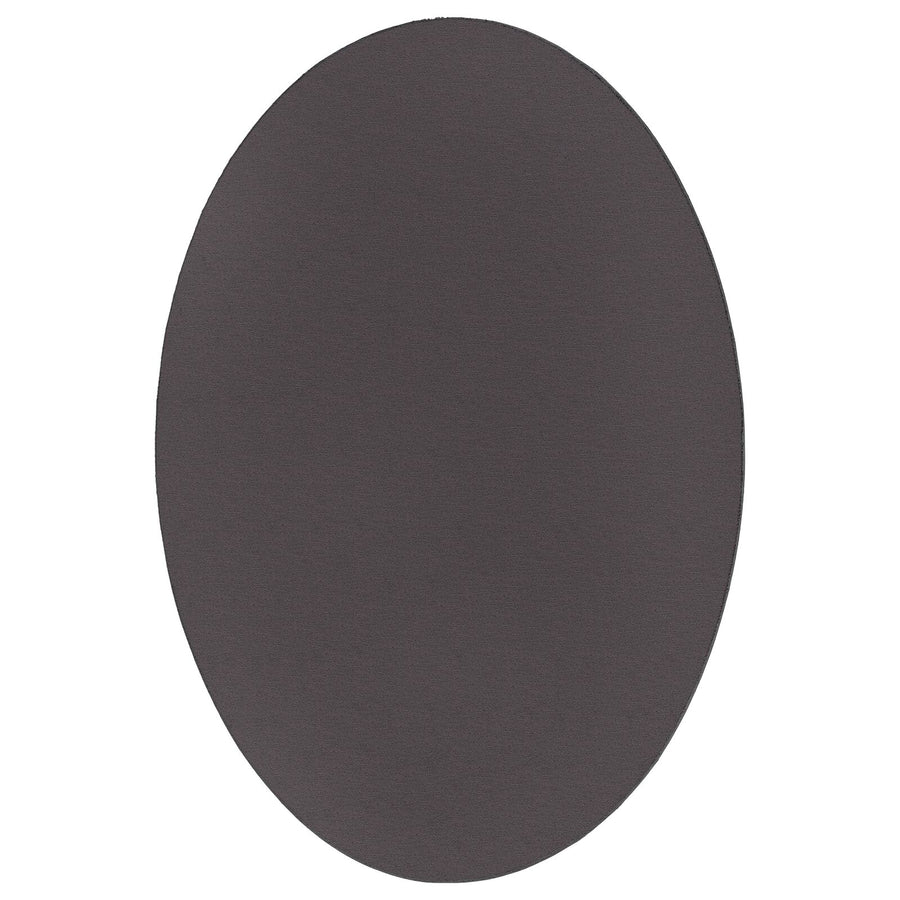 Vloerkleden Wol Vloerkleed Ovaal Anthraciet 140 x 200 cm Ovaal-asymmetrisch