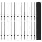Draadhek 1x50 m grijs staal PVC