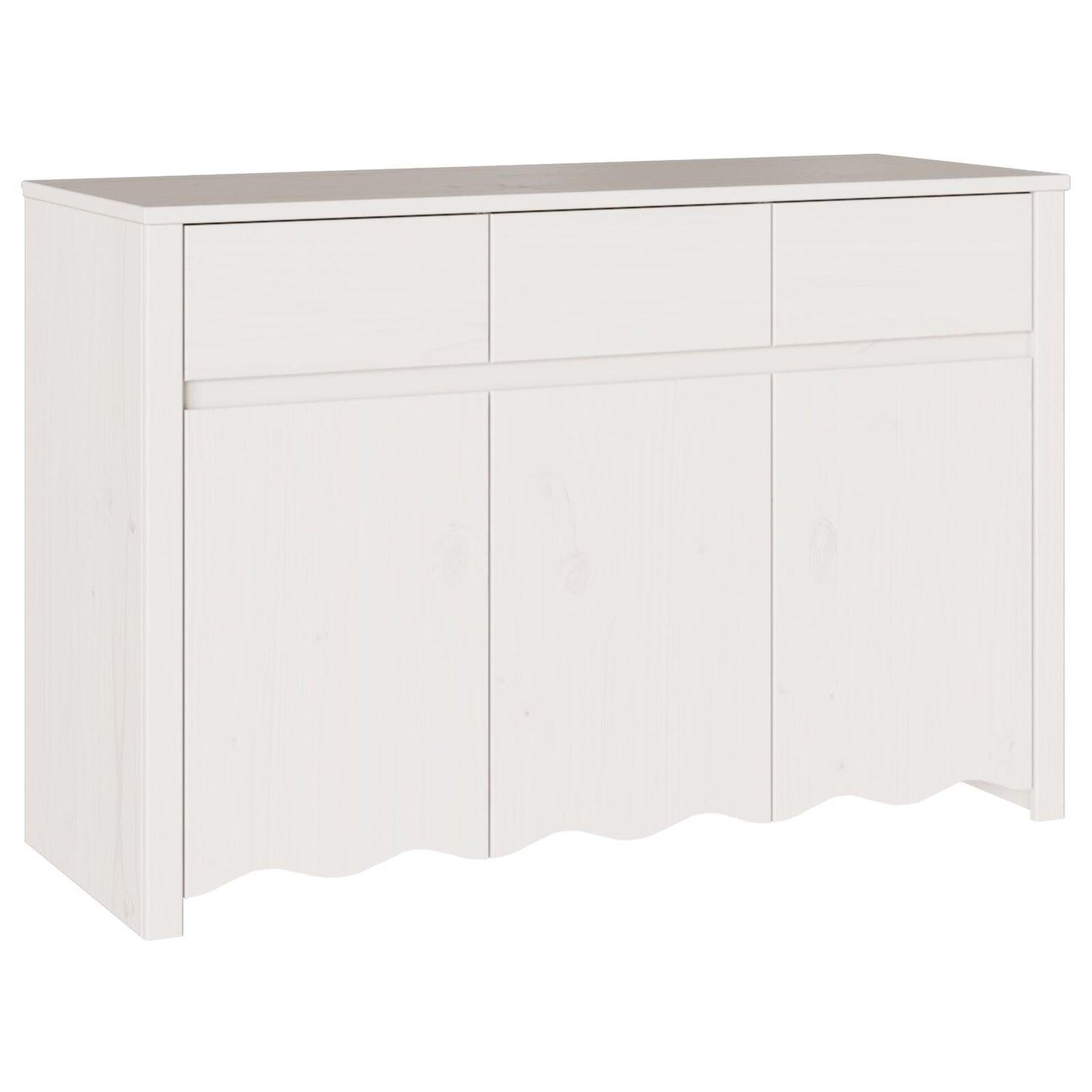Dressoir ""Drammen"" 114X43X75,5 Cm Massief Hout Van Den Wit