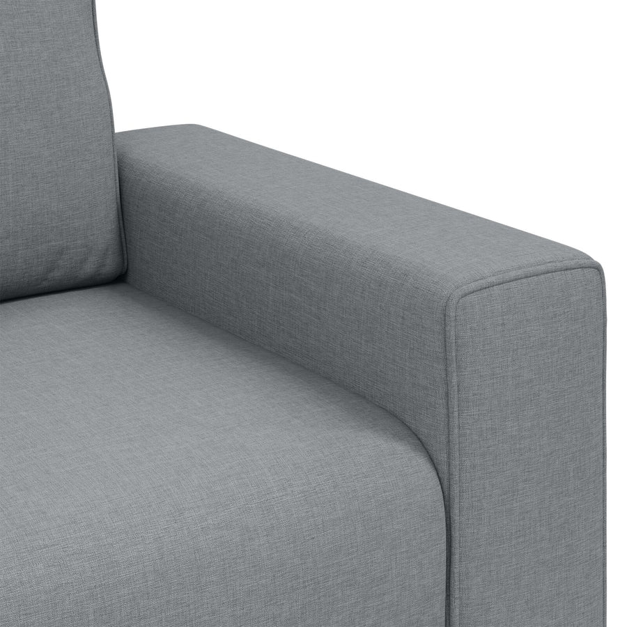 Fauteuil Stoffen Lichtgrijs 59 cm