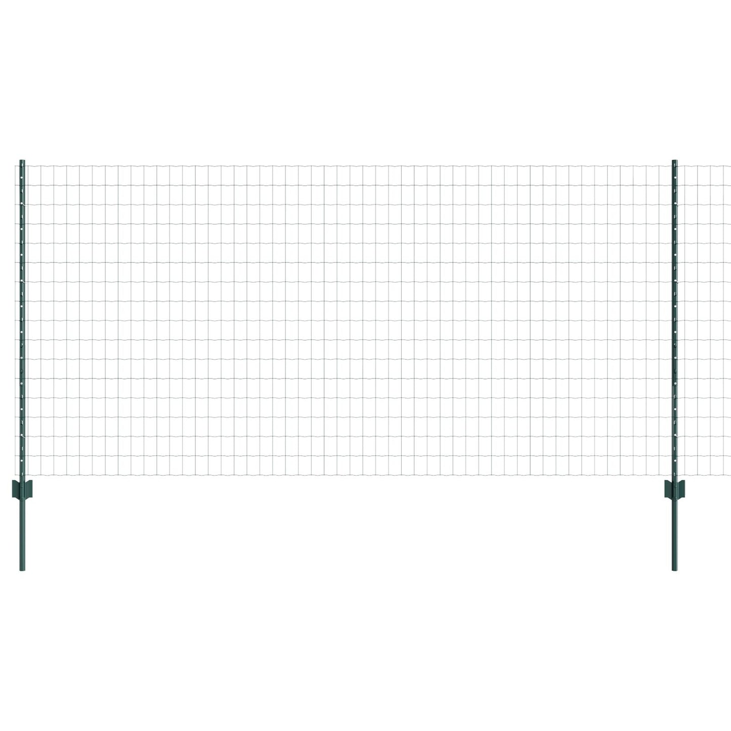Euro Fence Met 5 U-Posts Groen 1,2X10 M Staal