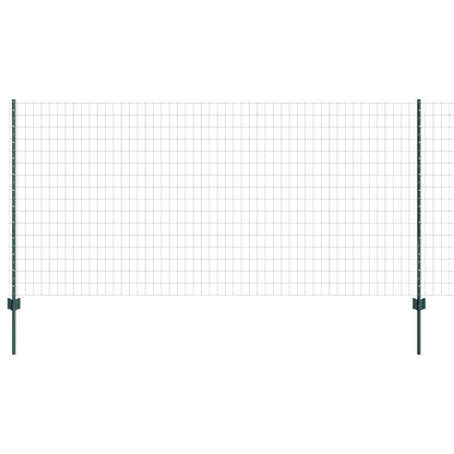 Euro Fence Met 5 U-Posts Groen 1,2X10 M Staal