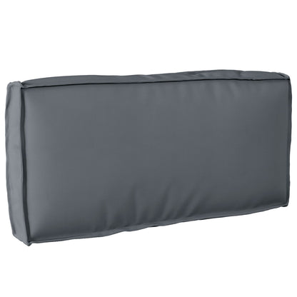 Pallet Kussen Voor Rugsteun 80X40X12 Cm Oxford Stof Anthraciet