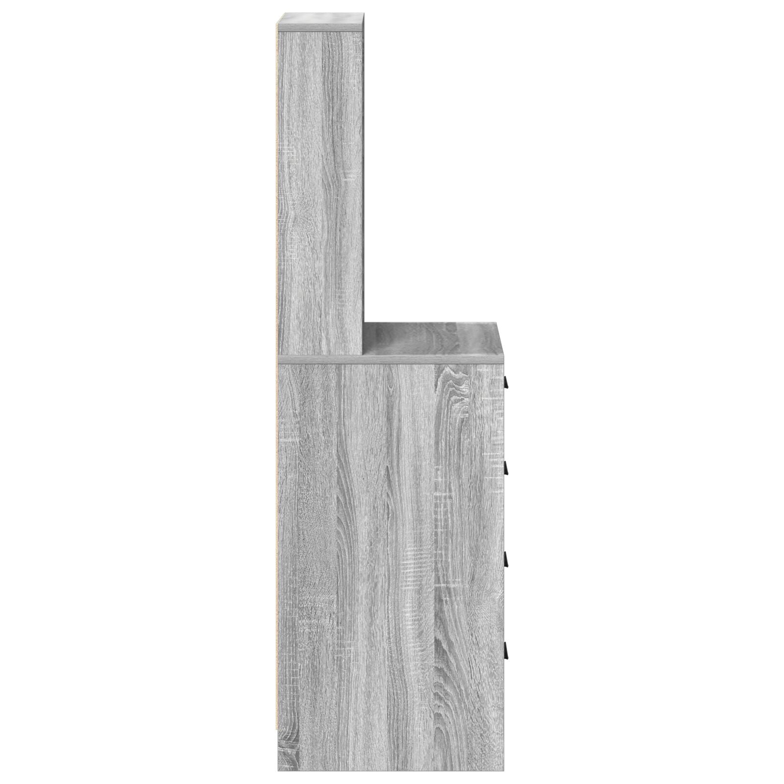 Highboard 40X41X135 Cm Bewerkt Hout Grijs sonoma