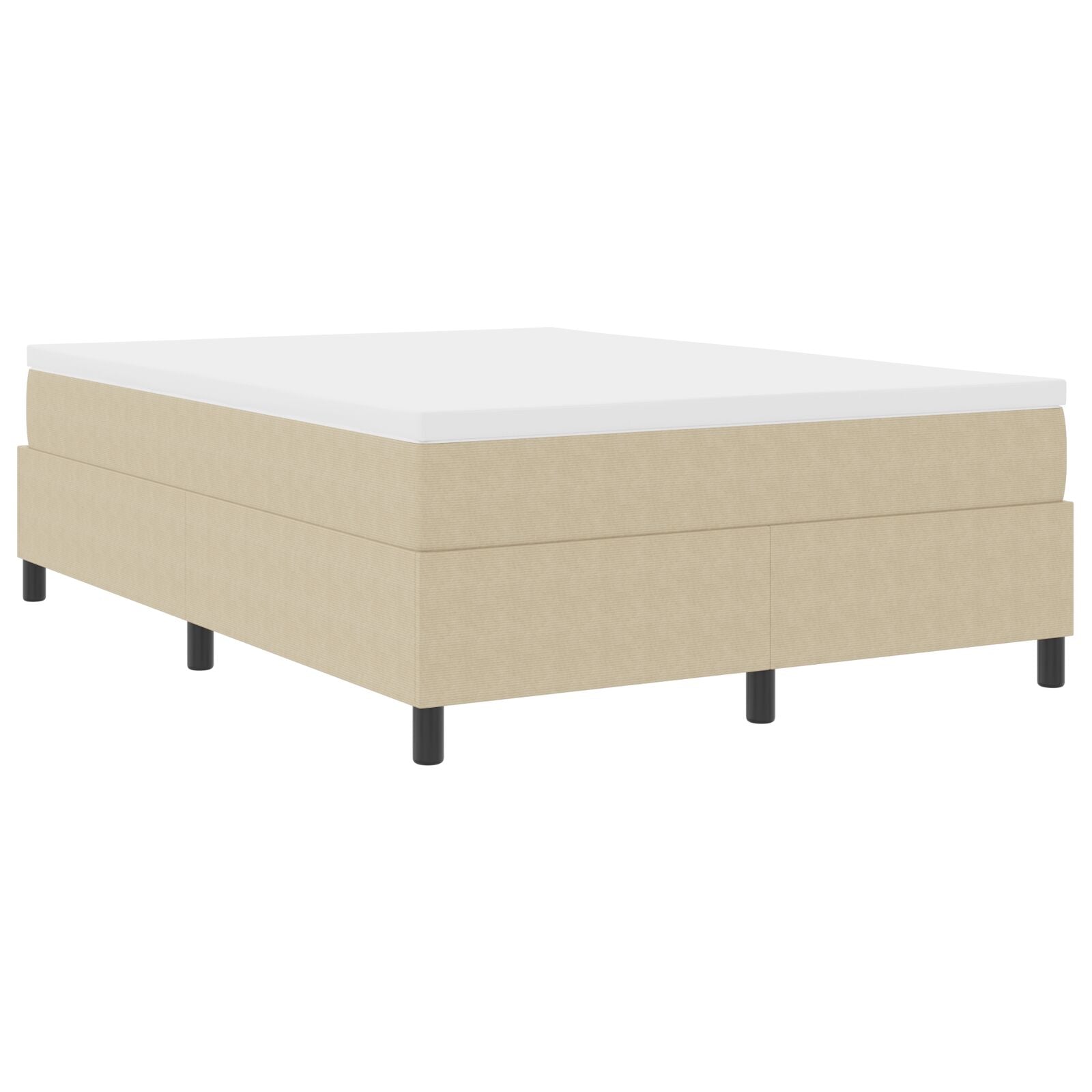 Boxspringbed Lichtgroen Grijs Corduroy Stof Lichtgroen-grijs 160 x 200 cm