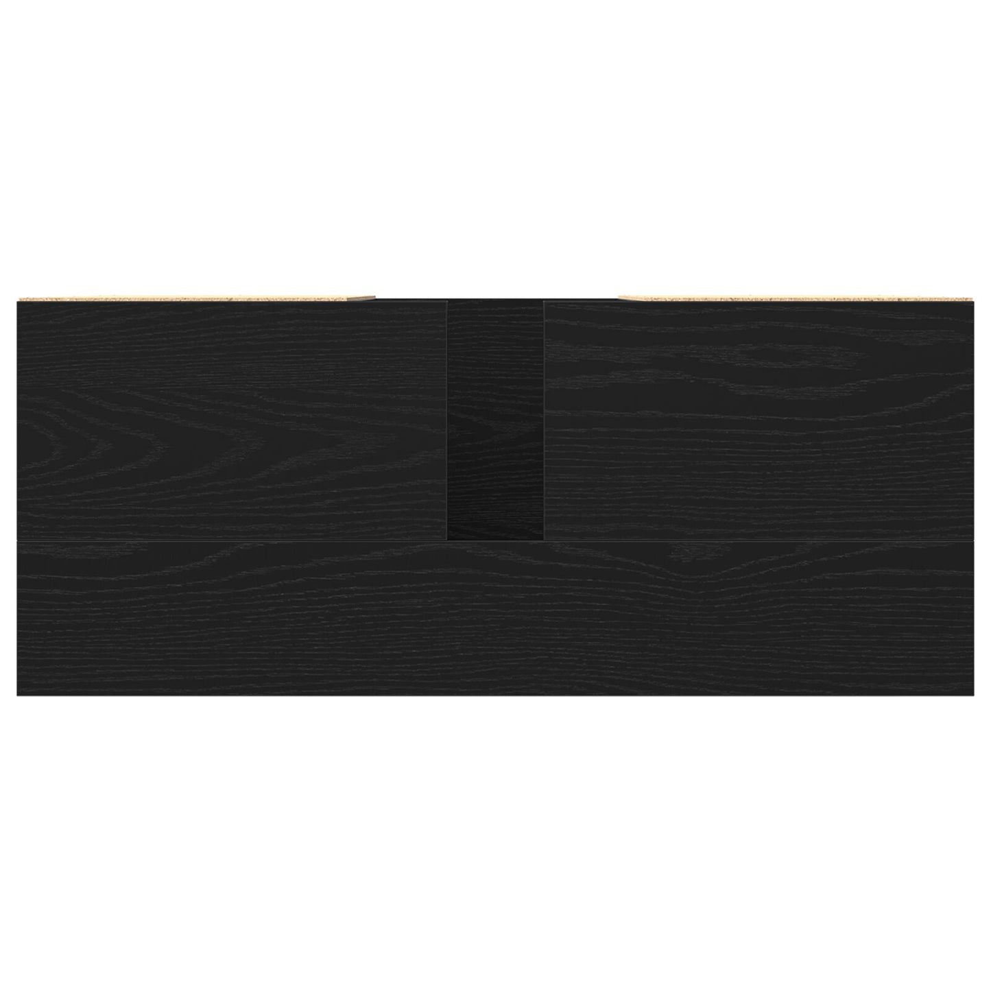 Badmeubel Zwarte Eik 80X33X60 Cm Gelaagd Hout