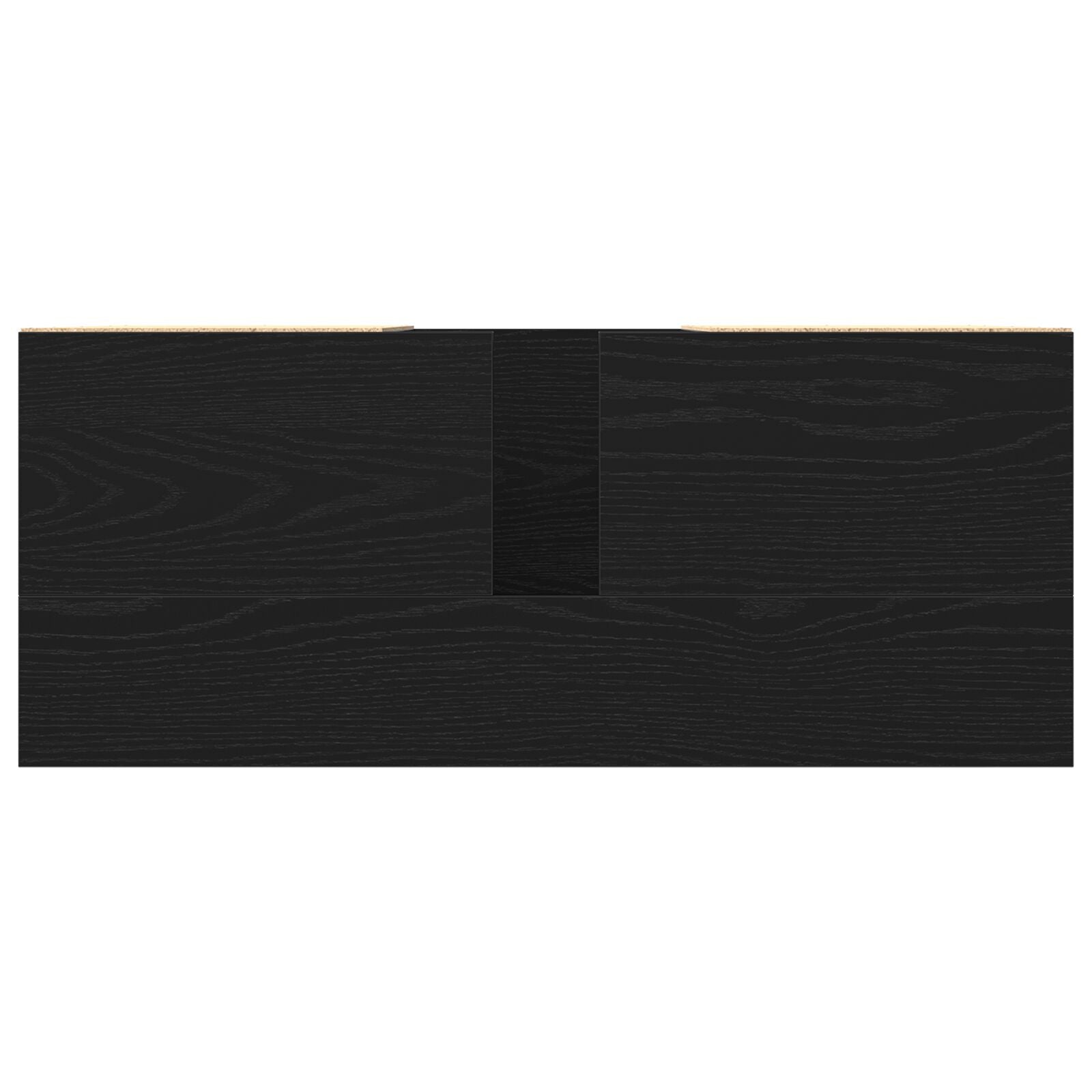 Badmeubel Zwarte Eik 80X33X60 Cm Gelaagd Hout