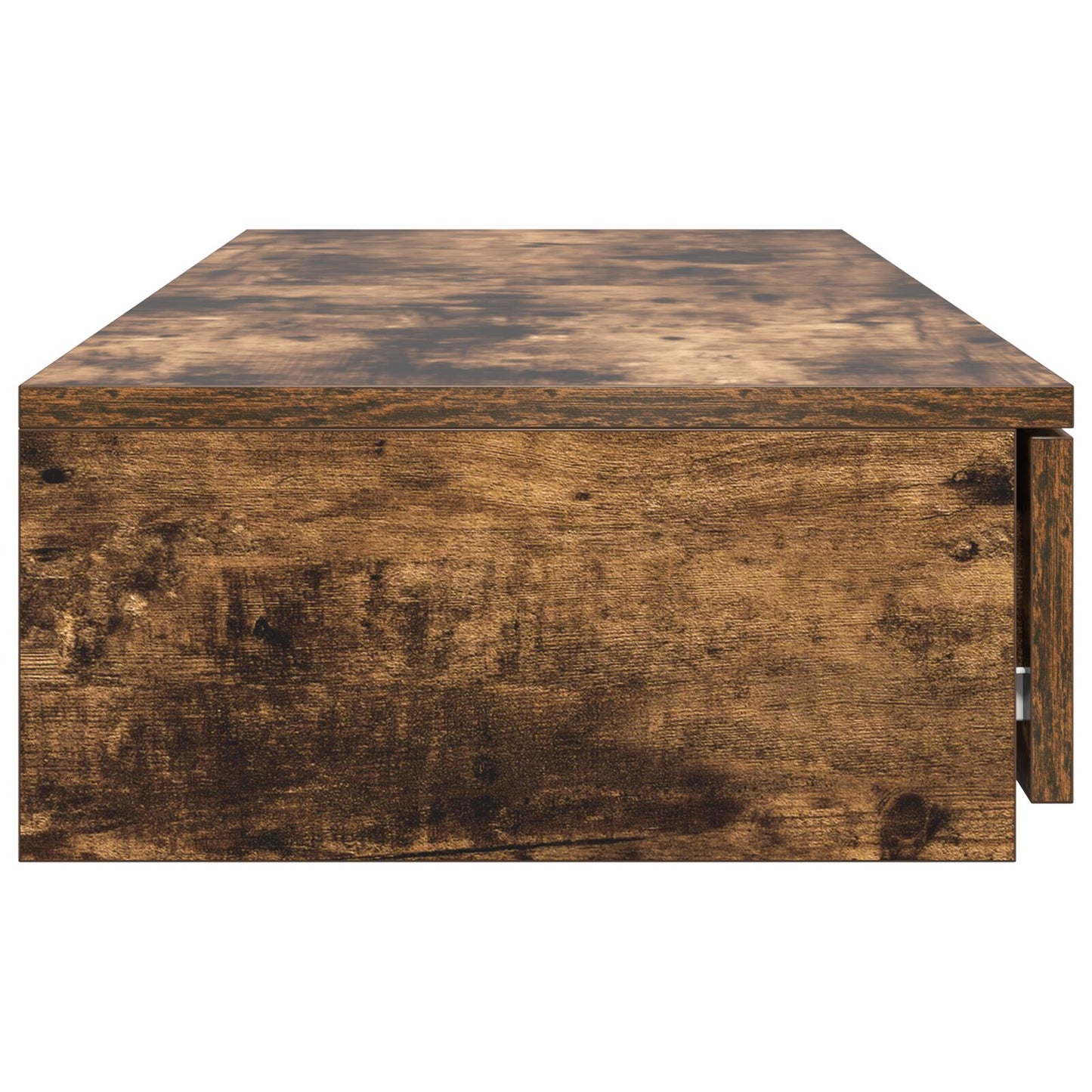 Bedladen 120X36,5X16,5 Cm Bewerkt Hout Gerookt eiken 120 x 36.5 x 16.5 cm