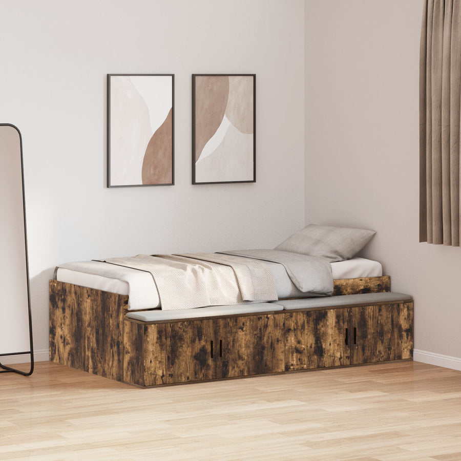 Opbergbadframe Gerookt Eik 90X190 Cm