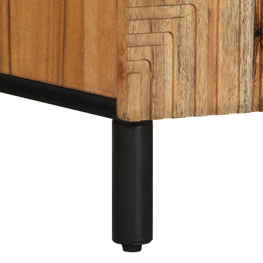 Tv Kast 105X33,5X46 Cm Massief acaciahout