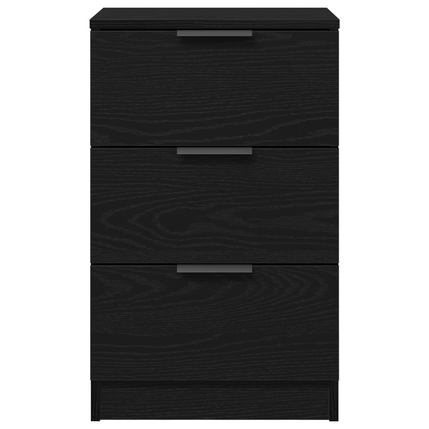 Nachtkastjes 2-Pack Zwart Eiken 40X65X65 Cm Gemaakt Van Bewerkt Hout