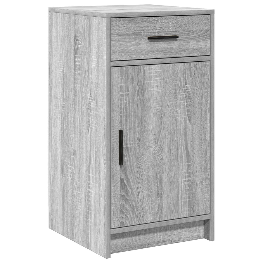 2-Delige Kaptafelset Met Led - Grijs Sonoma Hout