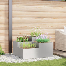 Tuinplanter Roestvrijstaal Roestvrij staal 100 x 100 x 48 cm