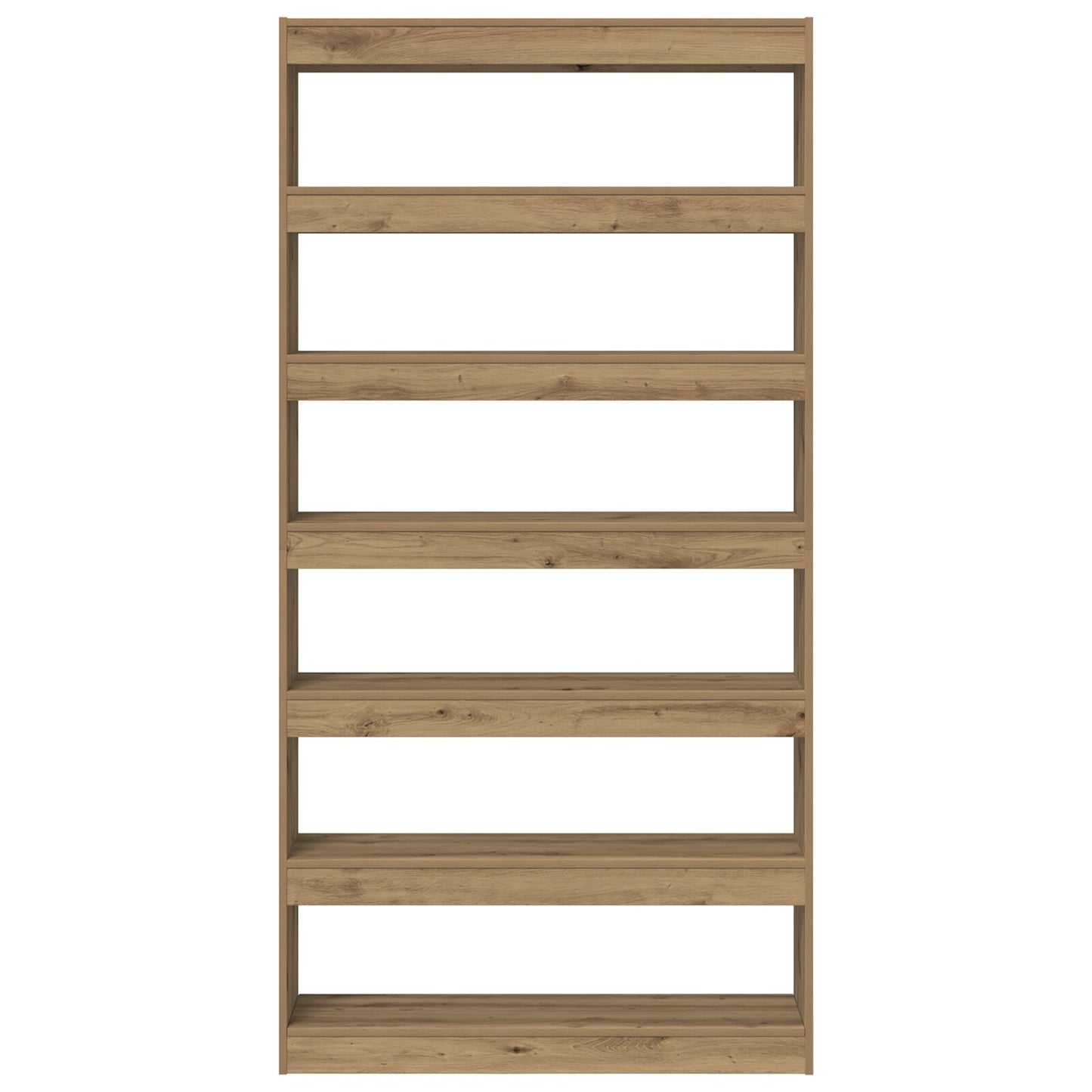 Boekenkast Artisan Eiken Massief Hout 100 X 30 X 198 Cm