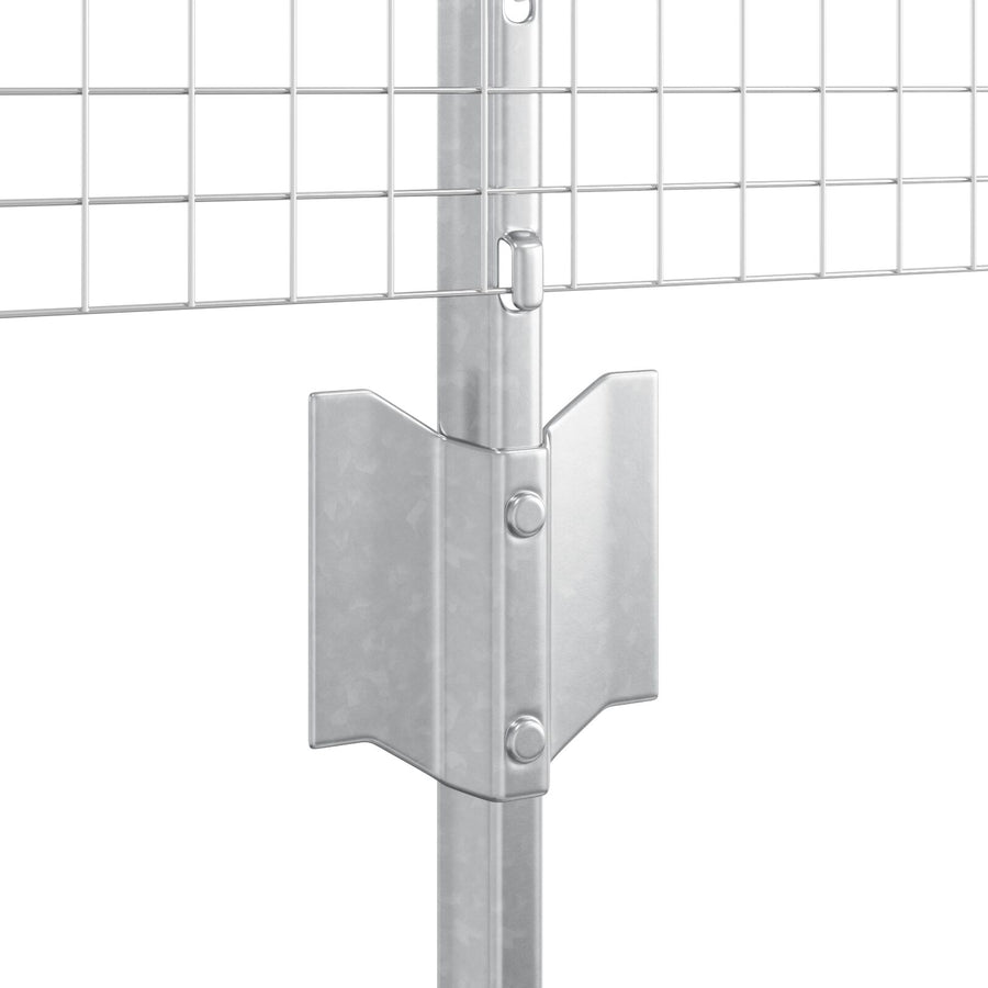 Gelast Draadhek Met 44 U-Palen Zilver 0.6X100 M Staal