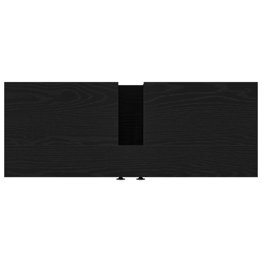 Bathroom Sink Cabinet 80X30X60 Cm Engineered Wood Zwart eiken 80 cm
