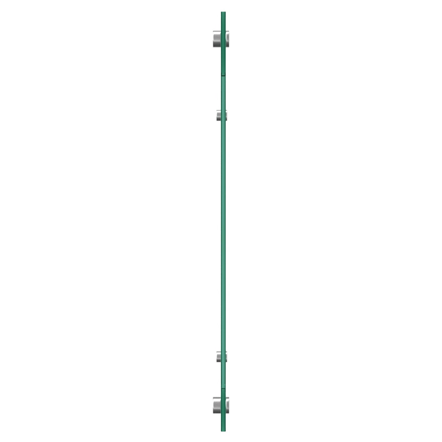 Keukenwand 120X50X0,6 Cm Gelaagd Glas Wit 120 x 50 cm