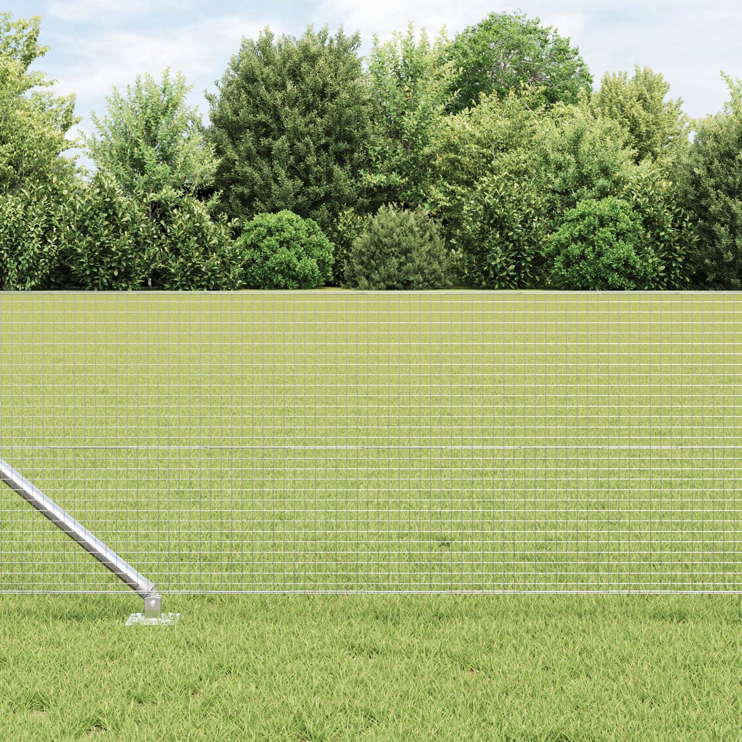 Gelast Draadhek Met 13 Paalspikes 0.4X25 M Gegalvaniseerd Staal Gegalvaniseerd Staal