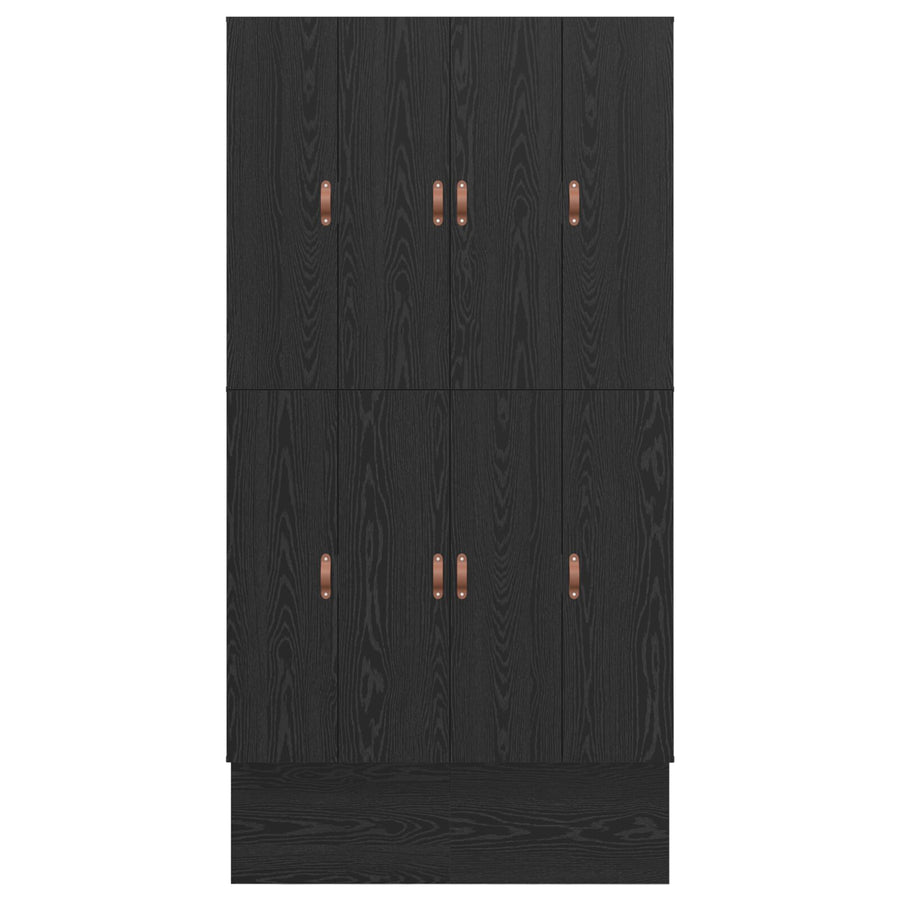 Opbergbedframe Zwart Eiken 120X200 Cm Artisanaal Eiken