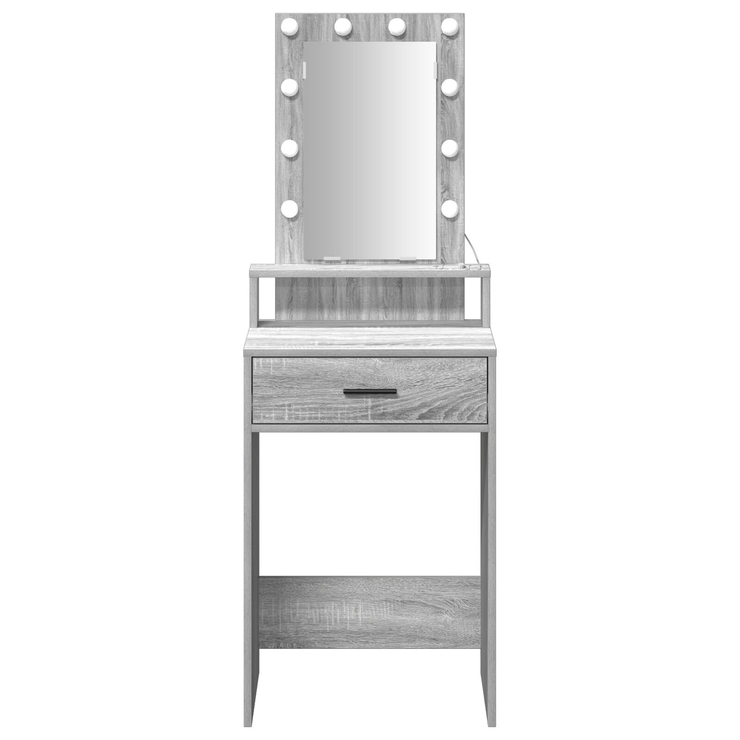 Kaptafel Met Led-Verlichting Grijs sonoma 50 x 41 x 140 cm
