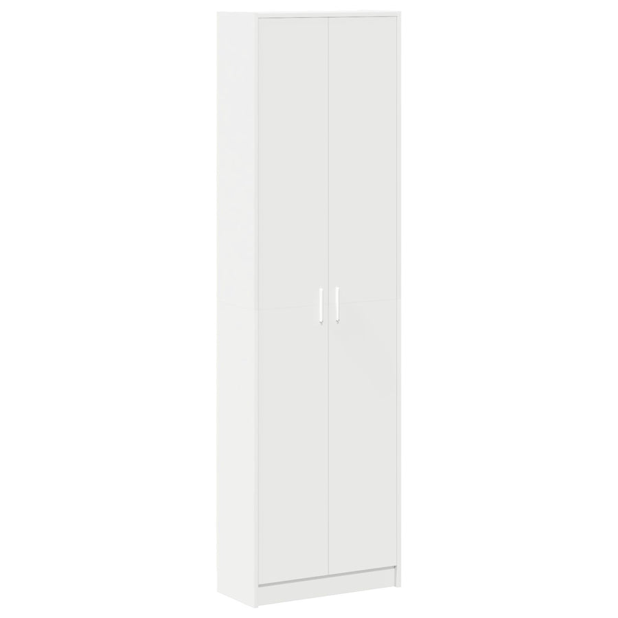 Kast Wit 55x25x189 cm Geengineerd Hout