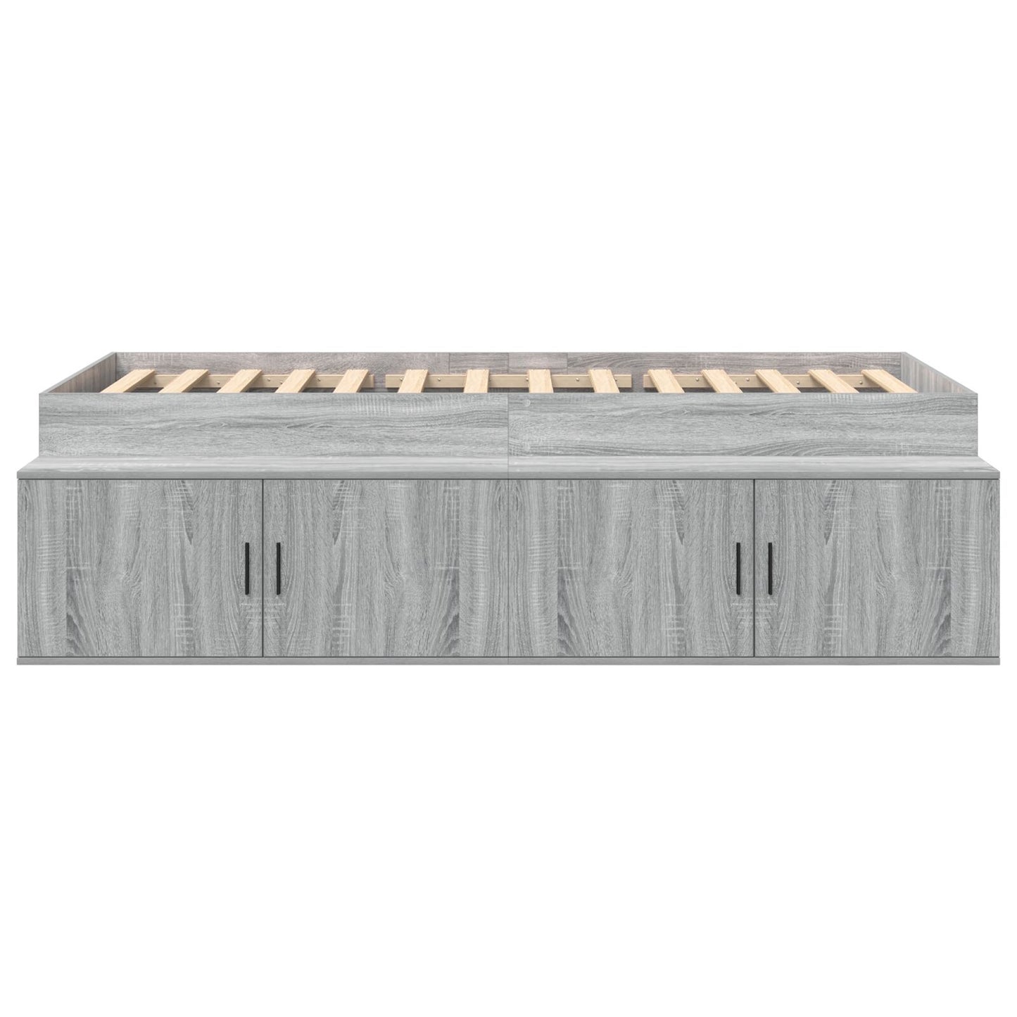 Opbergbedframe Grijs Sonoma 75X190 Cm