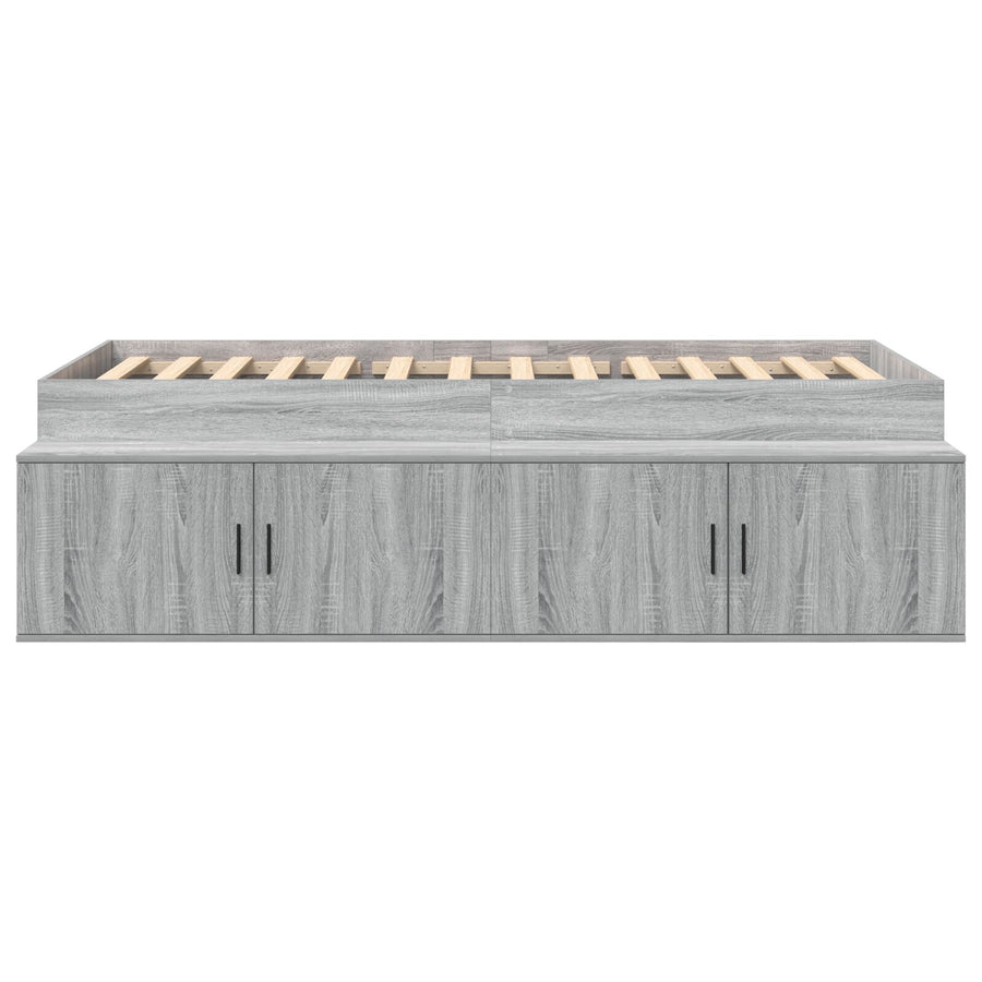 Opbergbedframe Grijs Sonoma 75X190 Cm
