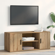 Tv-meubel 100x35x40 cm spaanplaat eikenkleurig