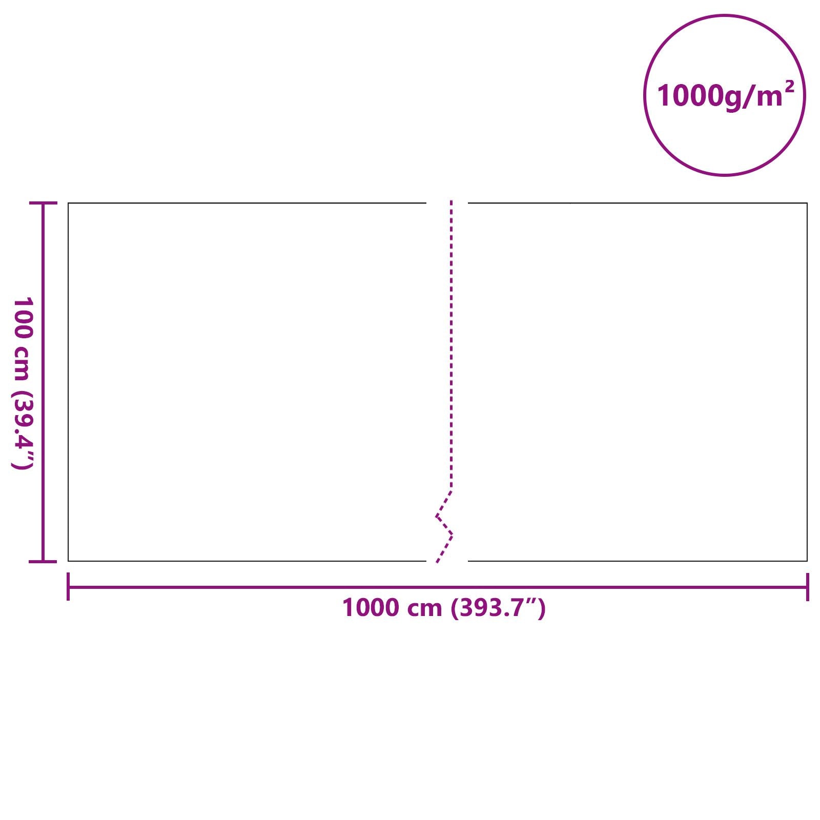 Vijver Fleece 1000 g/㎡ 1 x 10 m