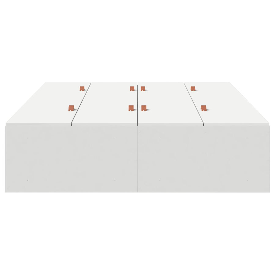 Opbergbedframe Wit 120 x 190 cm