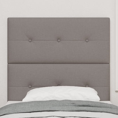 Hoofdbord Knopen Ge Tuft Stof Taupe 90 cm Lang hoofdbord