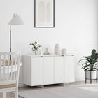 Dressoir 120x41x75 cm wit gefabriceerd hout