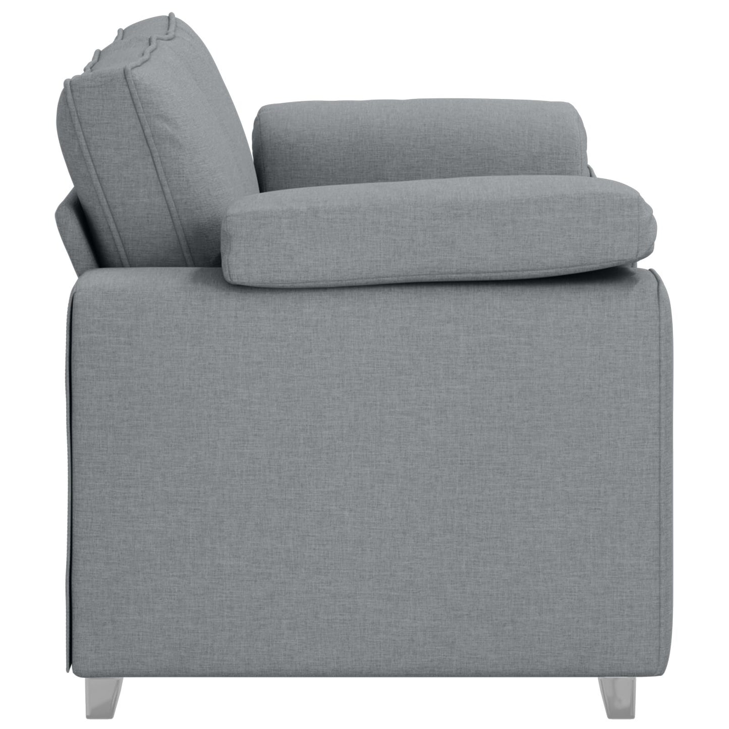 Love Seat Stof Lichtgrijs 120 cm