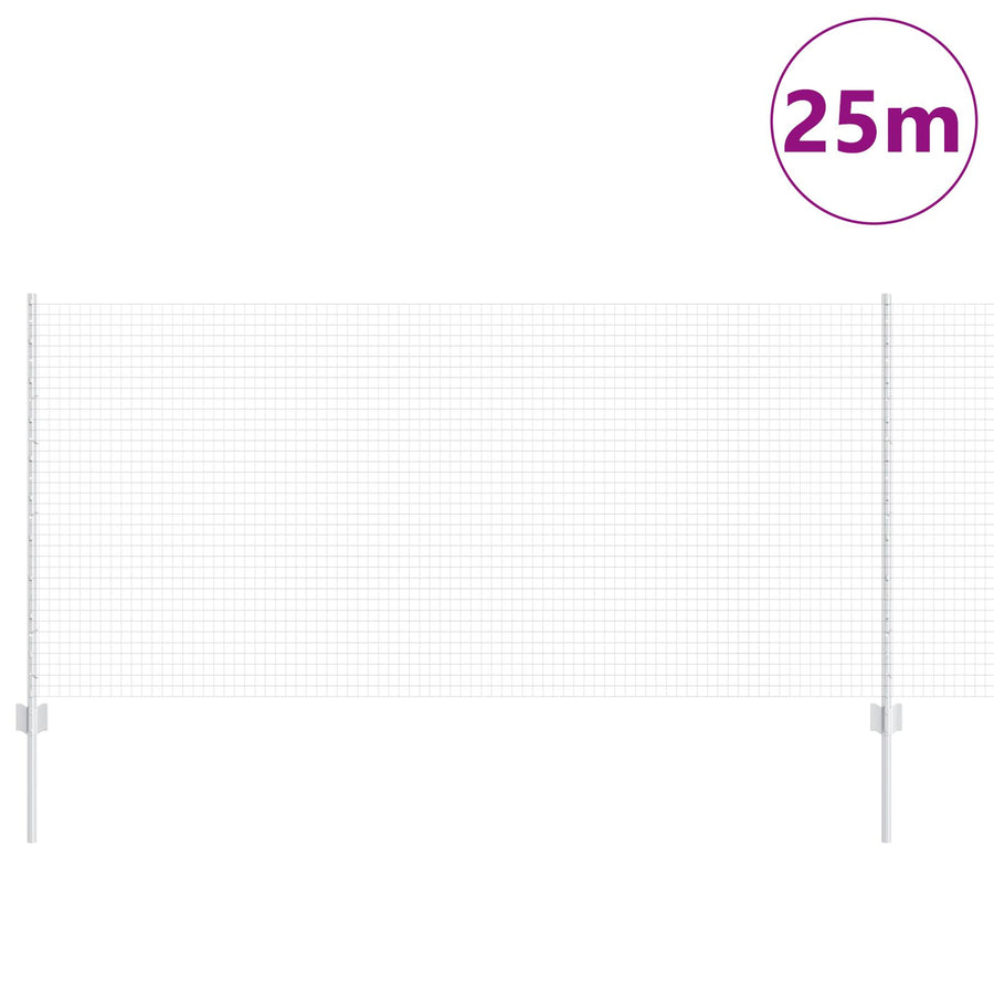 Kippenhek Set Set Van 2 Gegalvaniseerd Staal 25 X 1 M Duurzaam