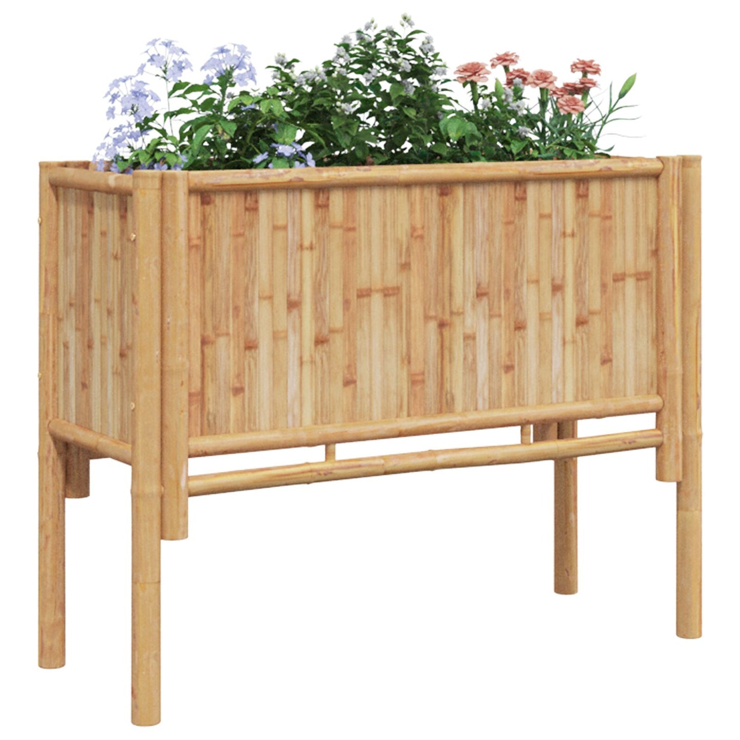 Tuin Verhoogde Bed 90X35X70 Cm Bamboe 90 cm